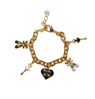 Black Swan Charm Bracelet