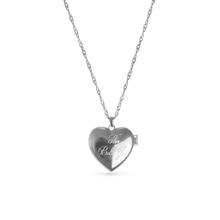 Load image into Gallery viewer, The Bell Jar Locket Necklace Silver
