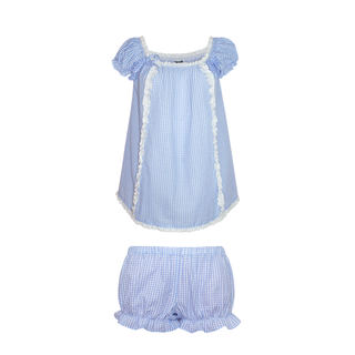 THE BRIGITTE SET - BLUE GINGHAM