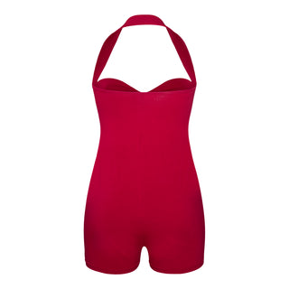 THE MARILYN BODYSUIT - Cherry Red