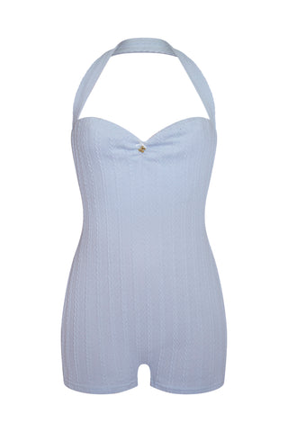 THE MARILYN BODYSUIT - Poodle Blue