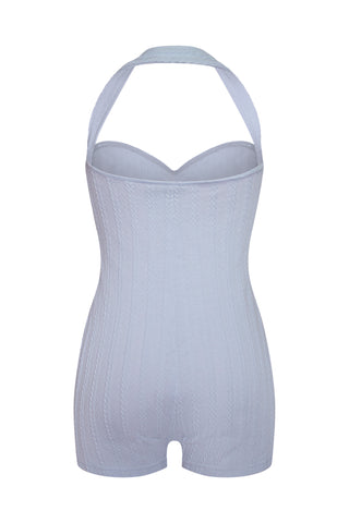 THE MARILYN BODYSUIT - Poodle Blue