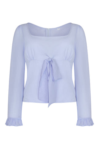 The Nancy Top - Baby Blue