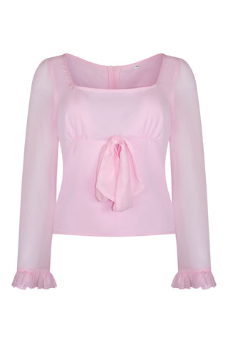 The Nancy Top - Bubblegum Pink