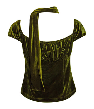 The Sylvia Velvet Top