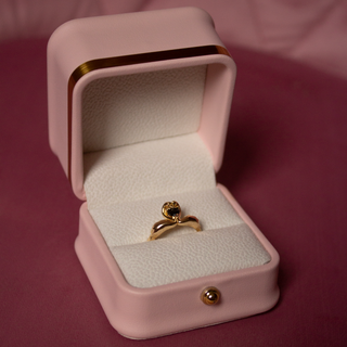 Swan Heart Ring