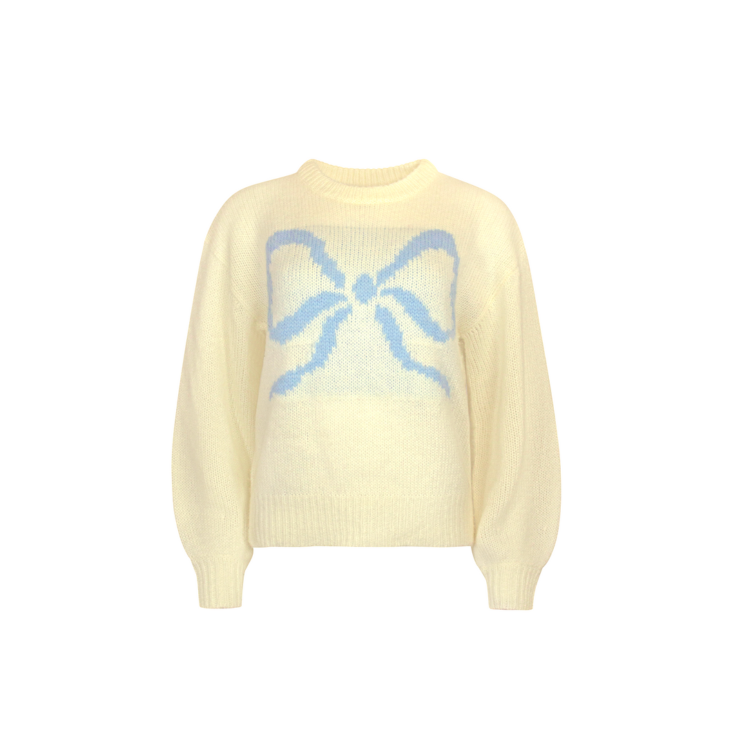 Baby Blue Bow Sweater