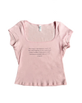 Eternal Sunshine Square Neck Tee