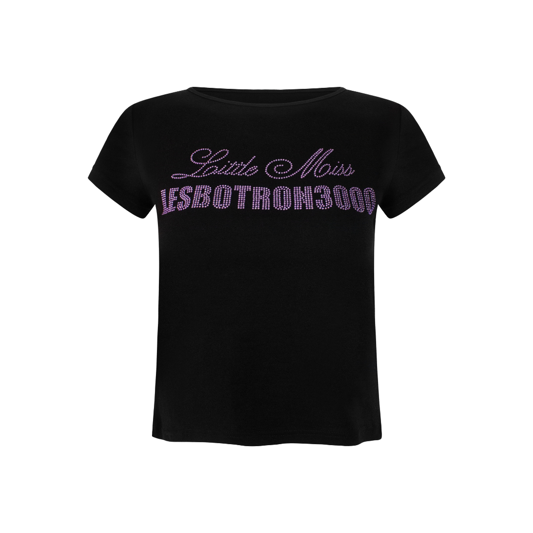 Little Miss Lesbotron3000 Baby Tee