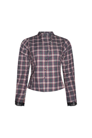 The Vita Plaid Blouse