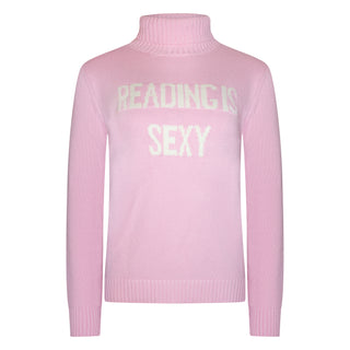 Pink Reading is Sexy Sweater