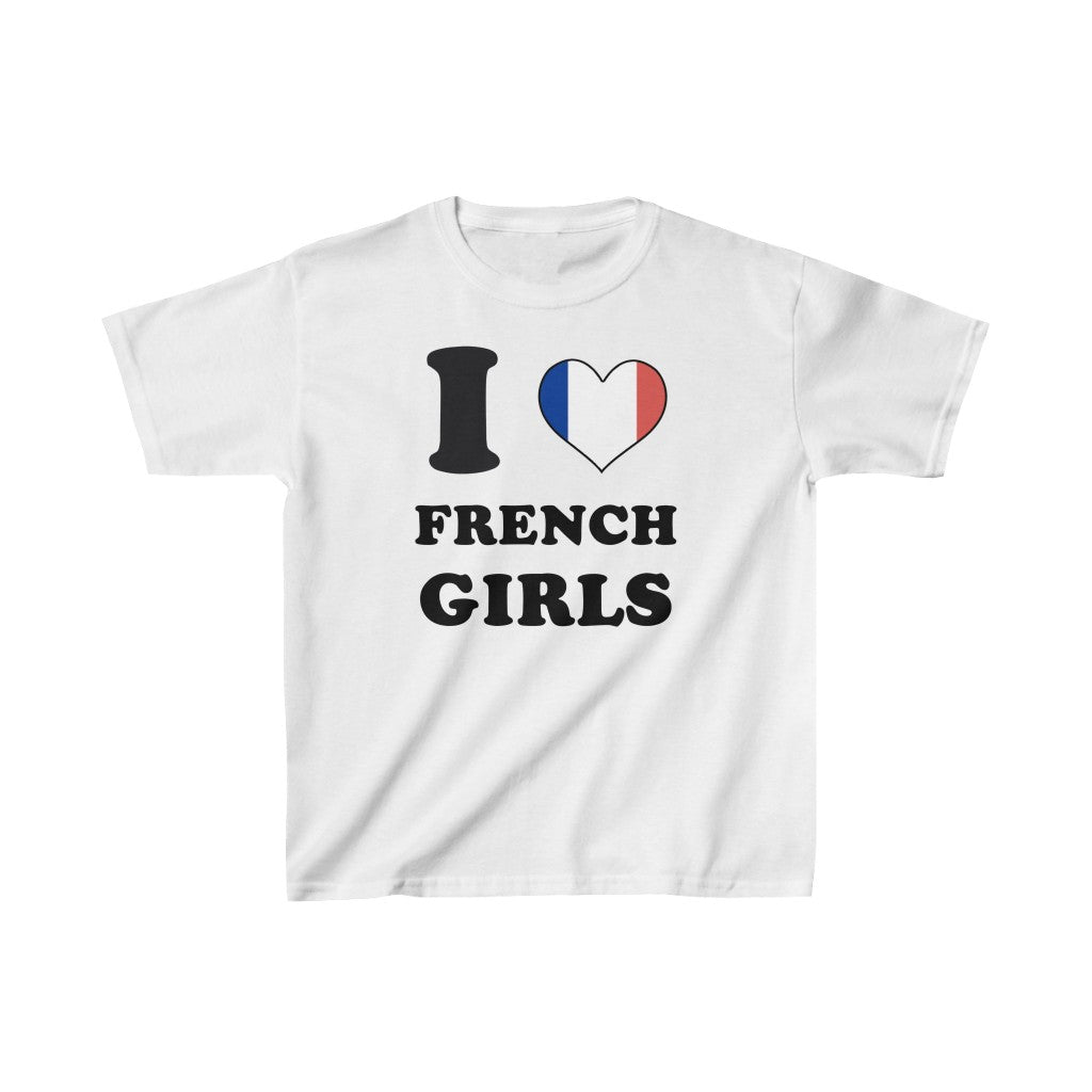 I Love French Girls Baby Tee