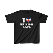 Load image into Gallery viewer, I love British boys Baby Tee
