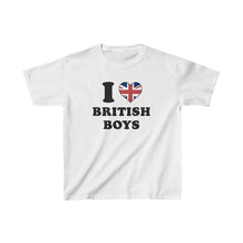 Load image into Gallery viewer, I love British boys Baby Tee
